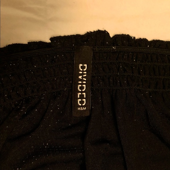 H&M Divided Long Sleeve Off the Shoulder Crop Top - Picture 3 of 4